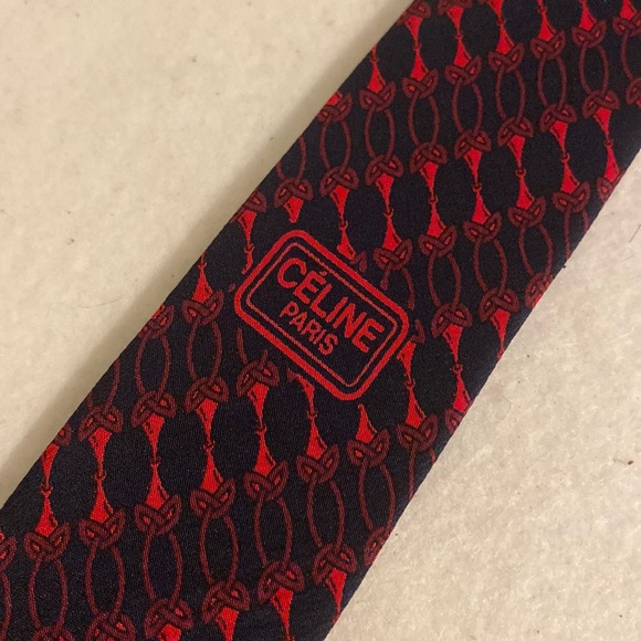 Celine Paris  silk tie - Picture 7 of 11